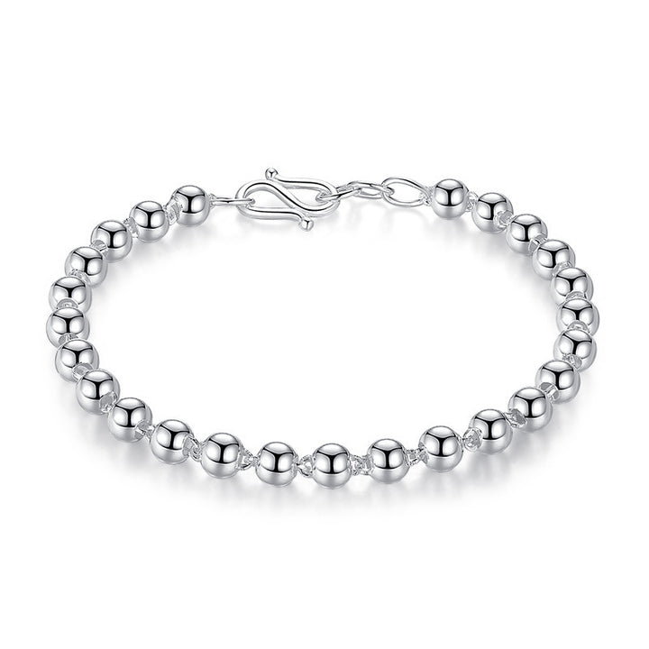 Sterling Silver Children's Transfer Beads Round Bead Bracelet