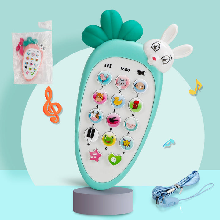 Bebek Elektronik Telefon Oyuncakları Müzik Erken Çocukluk Eğitim Oyuncakları Çok Fonksiyonlu Simülasyon Telefon Oyuncakları