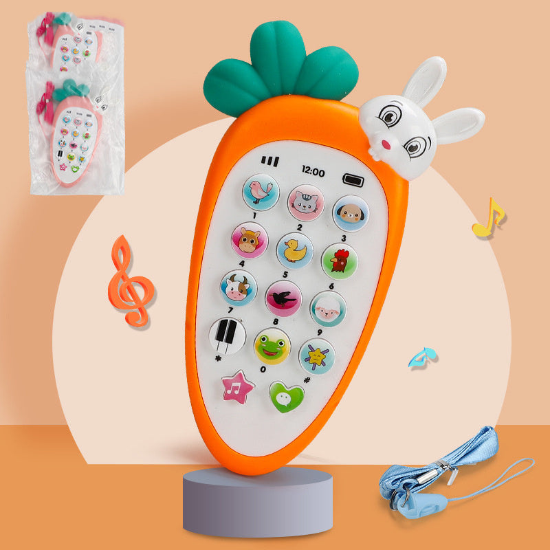 Baby elektroniska telefonleksaker musik tidig barndom utbildningsleksaker multifunktion simulering telefon leksaker