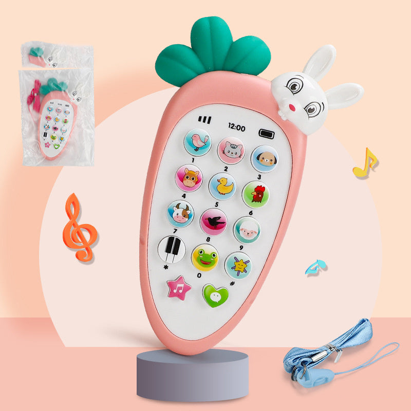 Baby elektronisches Telefon Spielzeug Musik frühkindliches Bildungsspielzeug Multifunktionssimulation Telefonspielzeug