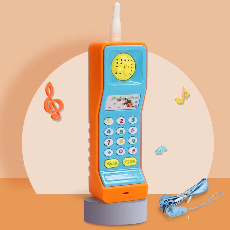 Baby elektroniska telefonleksaker musik tidig barndom utbildningsleksaker multifunktion simulering telefon leksaker