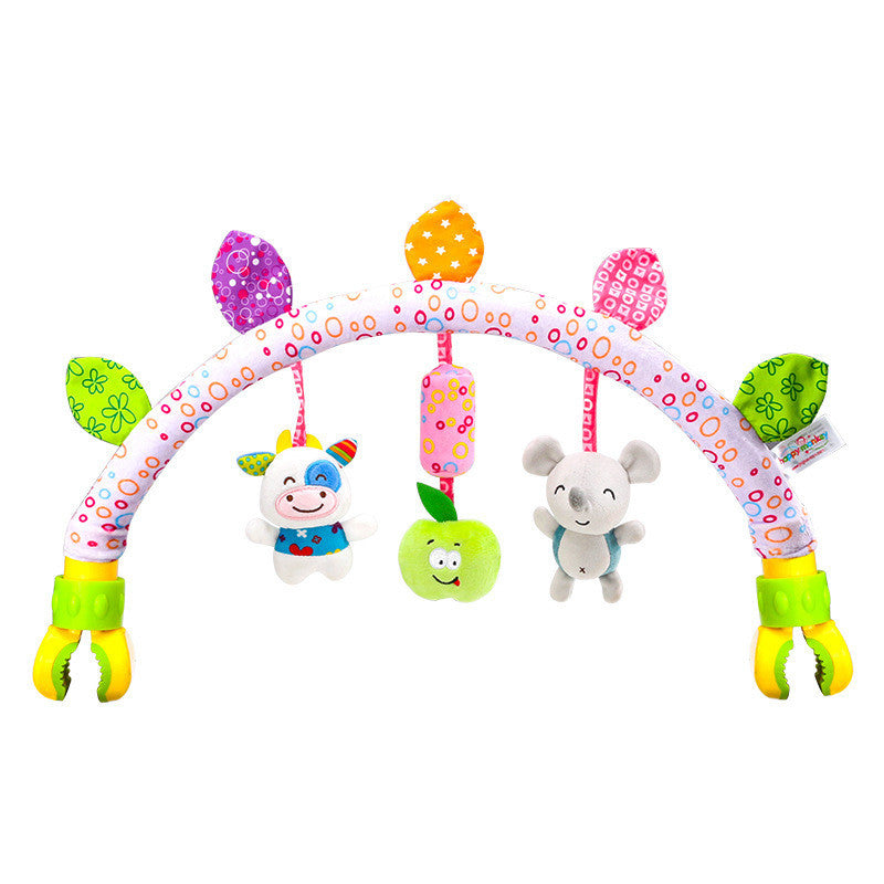 Детские музыкальные мобильные игрушки для постельных колясок плюшевые детские гремучие игрушки для детских игрушек 0-12 месяцев младенец
