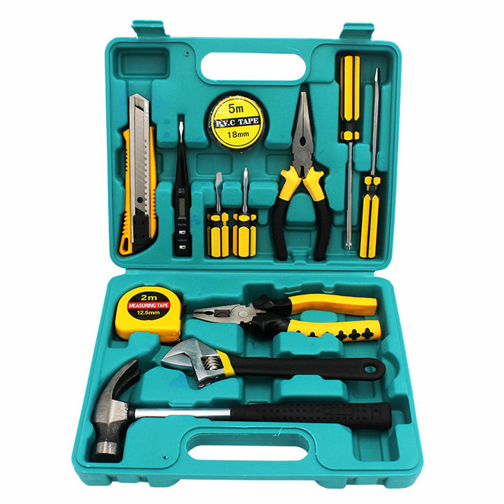 Conjunto de ferramentas multifuncionais de hardware de 13 peças, caixa de ferramentas de combinação de presentes, alicates de duplo uso para carro e casa