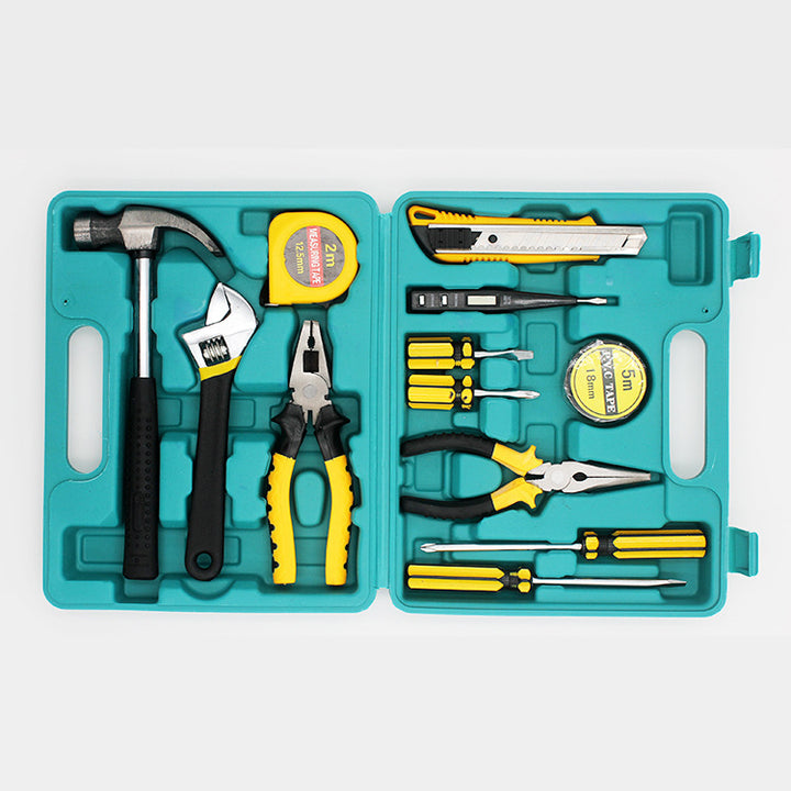 Conjunto de herramientas de hardware multifuncionales de 13 piezas, caja de herramientas de combinación de regalos, alicates de doble uso para automóvil y hogar