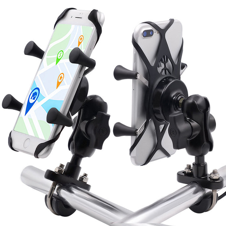 Motocicleta Modificación del soporte de teléfonos móviles Accesorios para bicicletas eléctricas Base de aleación de aluminio