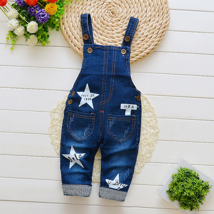 Children's Pants, Baby Children's Overalls, Jeans, Children's Clothing, Children's Pants, Boys And Girls' Cotton Trousers Cover