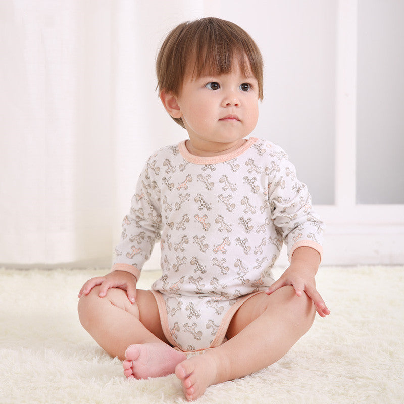赤ちゃんの短袖のオナラ服赤ちゃんジャンプスーツトライアングル新生児ロンパーの夏