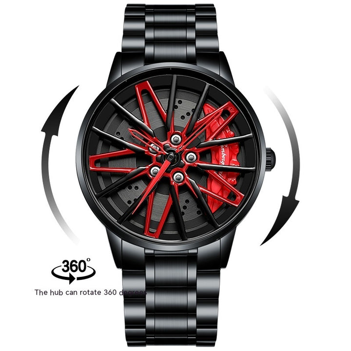 Rotation Wheel montre un creux tridimensionnel