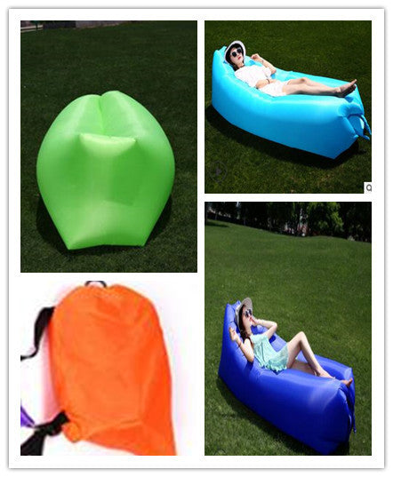 Canapé gonflable sac paresseux Camping Air Bed Lounger