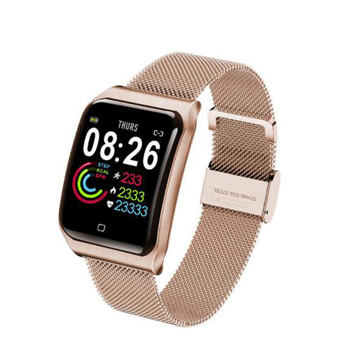 F9 Color Screen Smart Bracelet grand écran métal ceinture de la fréquence cardiaque de pression artérielle étanche