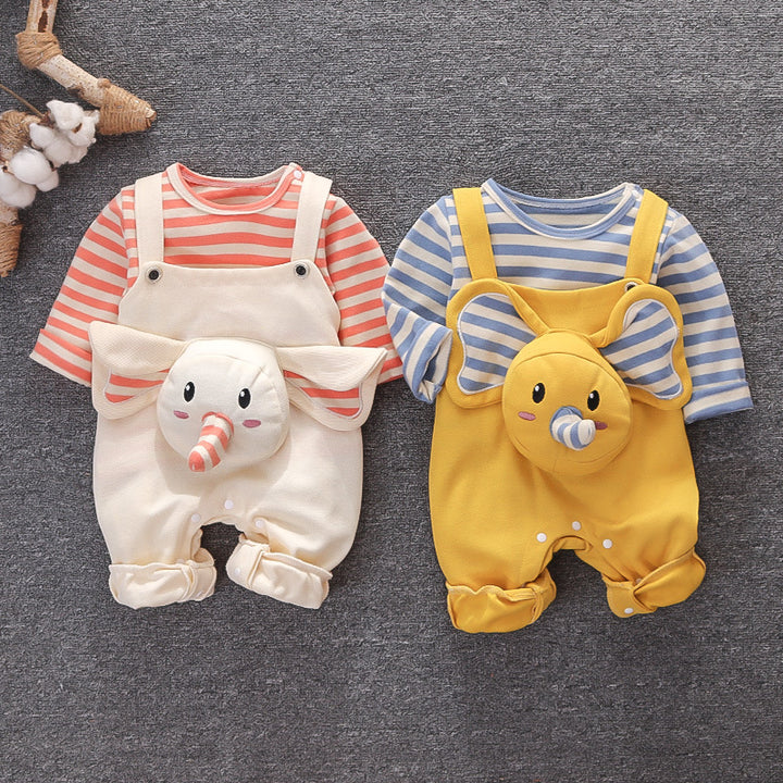 Baby Sling Set Spring And Autumn Clothes Baby Autumn Children Two-Piece Suit