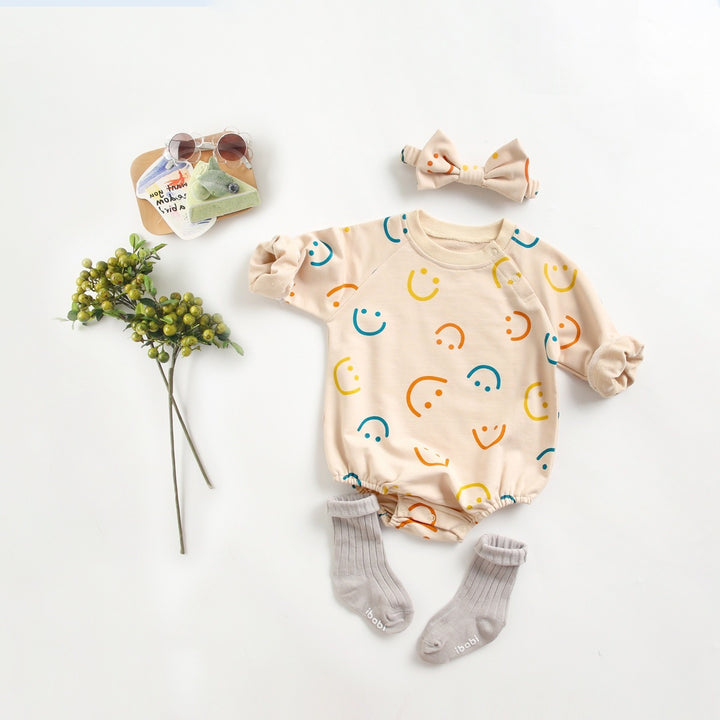 Baby Kleidung Herbst und Winter Baby Strampler Neugeborenes Mädchen Baby Strampler Cartoon Frühling Kleinkindtasche Furz Kleidung