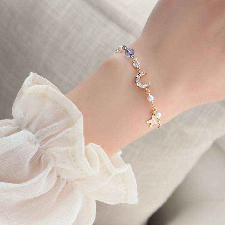 Perlenkette süßes Temperament Weibliches Armband Geschenkarmband Armband