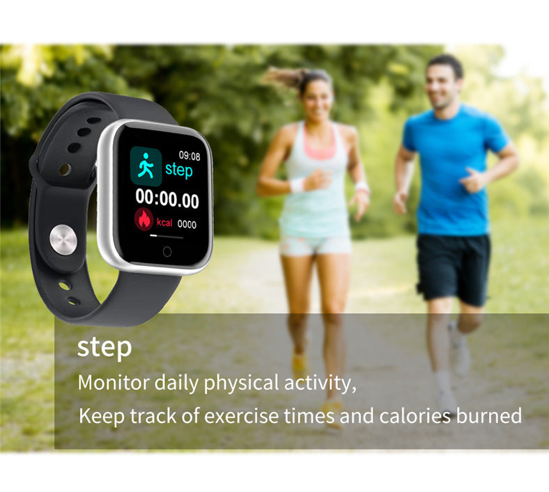 Compatible avec pomme, bracelet intelligent Pidomètre Gédomètre Hypertente de la fréquence cardiaque Détection de sommeil Bluetooth