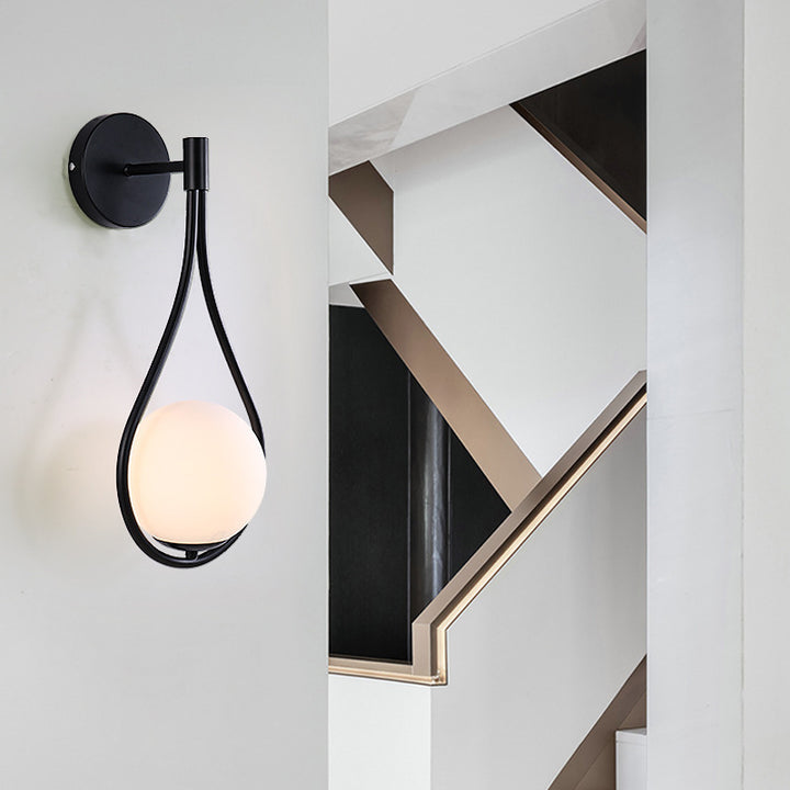 Nordisk soveroms nattbord LED Wall Lamp Golden Personality Home Lighting