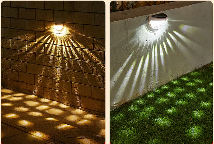 LED Solar în aer liber Decorare de grădină nouă scări lumină solară Lumina solară și umbră Lumină Solar Solar Lumină