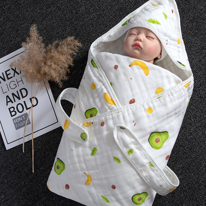 Pamuklu bebek battaniye bebek battaniye kundak havlu