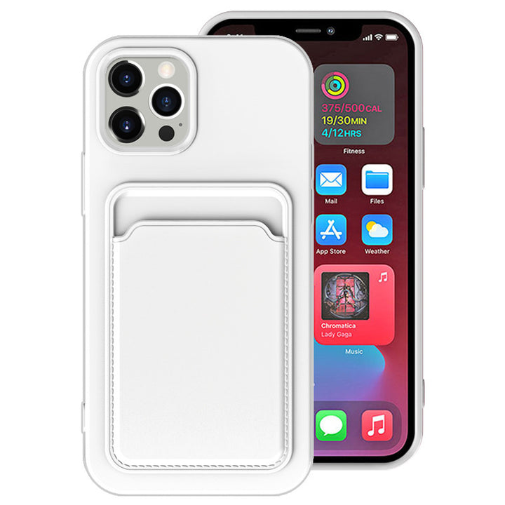 Kompatibel mit Apple, Cross Border geeignet für iPhone12 Integrierte Frosted Card Case Mobiltelefon Shell XR 11TPU-Karte Soft Shell Spot E-Commerce