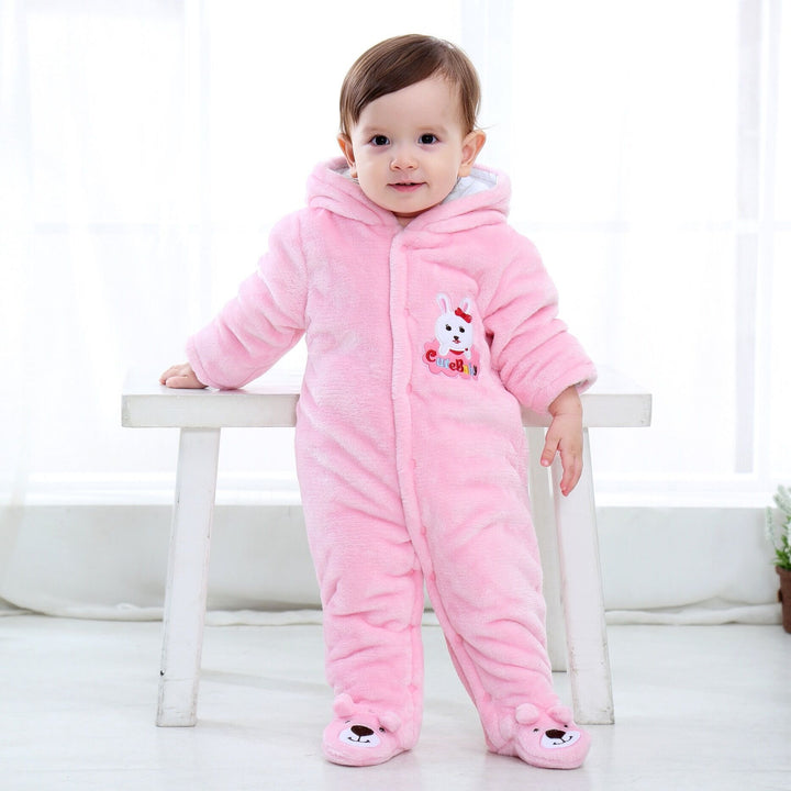 Korallfleece romper