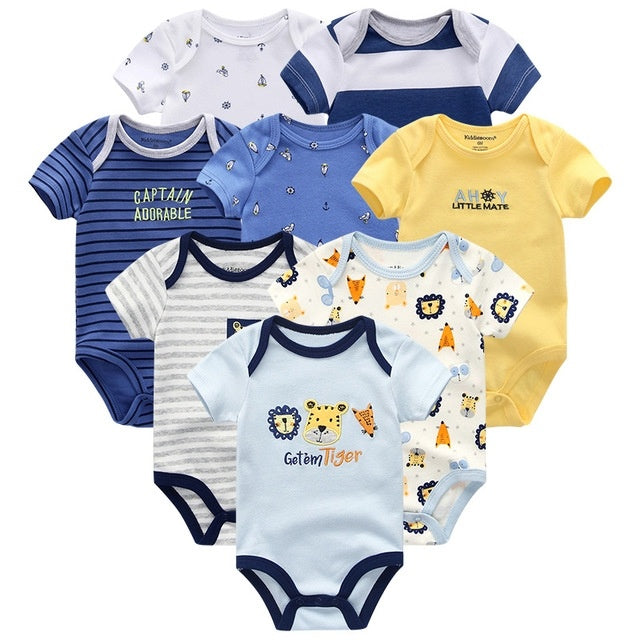 Ropa de bebé unisex recién nacidos jumpsuits para niños pequeños de algodón
