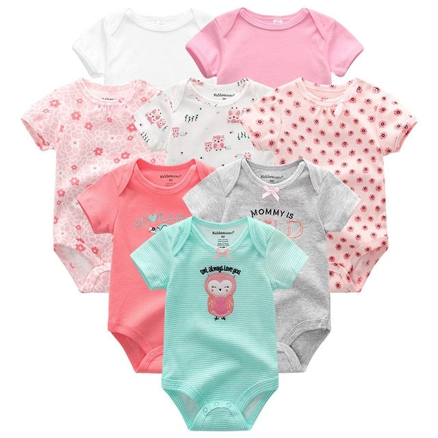 Baby Clothes Unisex Newborn Rompers Cotton Toddler Jumpsuits