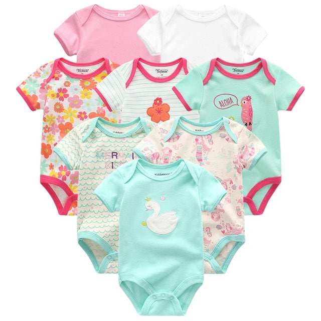 Babykläder unisex nyfödda rompers Cotton Toddler Jumpsuits