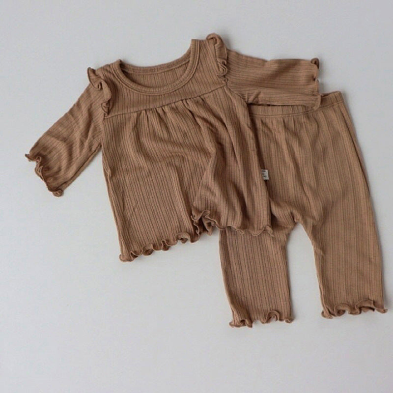 Детская одежда детское дниное костюм хлопка мягкая детская пижама детская одежда детская домашнее обслуживание