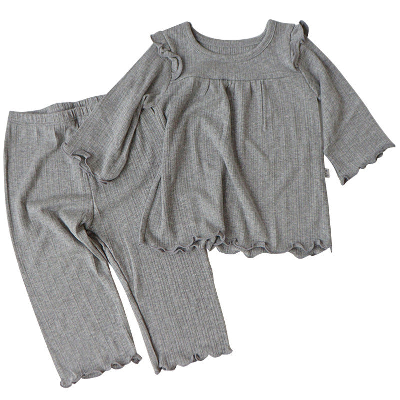 Çocuk Giyim Bebek Dip Takım Pamuk Yumuşak Bebek Pijamalar Bebek Giysileri Bebek Ev Servisi