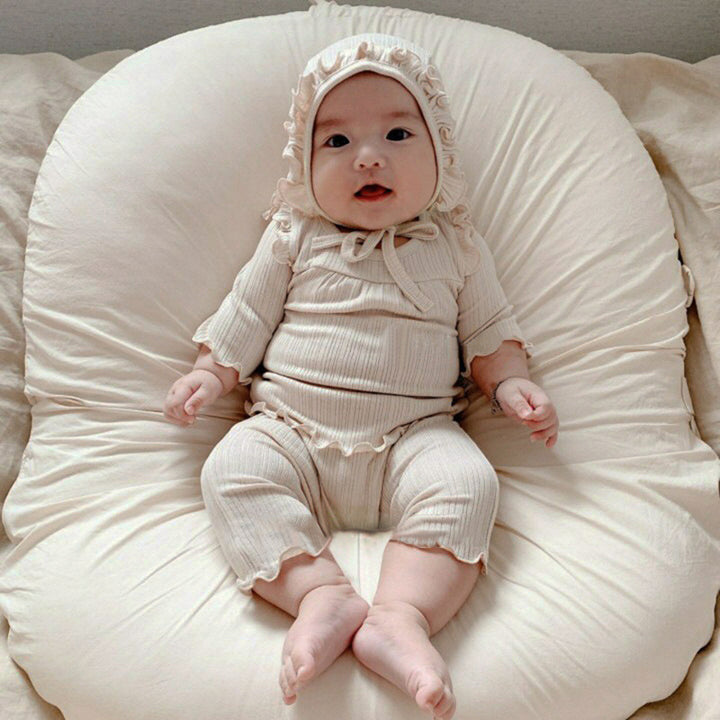 Kinderkleidung Babybodenanzug Baumwollweiche Baby -Pyjama Babykleidung Baby Home Service Service