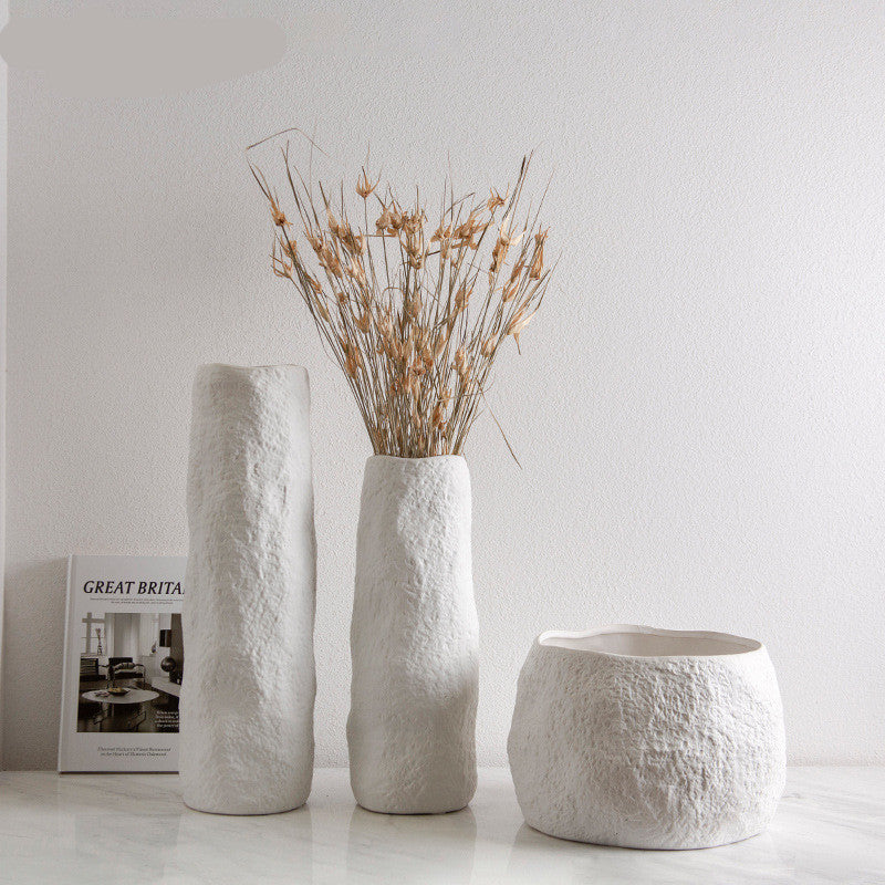 Einfache nordische handgefertigte Keramikkreative natürliche Vase