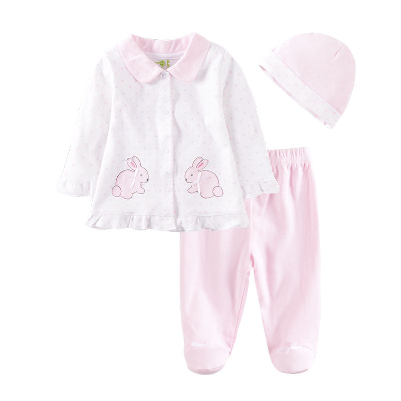 Пролетен сладък бебешки дрехи модни бебешки костюм