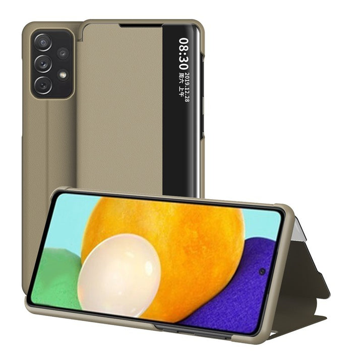 Smart Case für Samsung Galaxy A32 5G Cover Flip Leder Schockfischfensteransicht