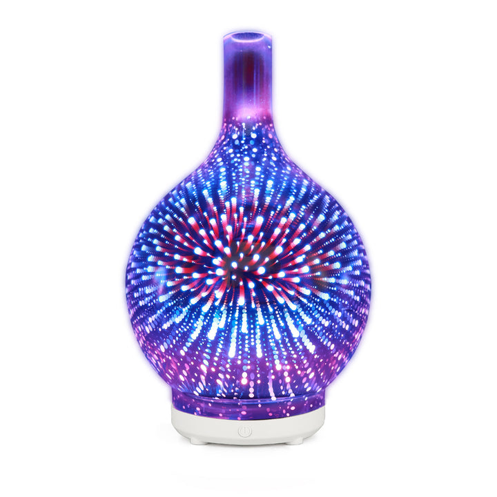 Humidificateur de vase coloré en verre 5V