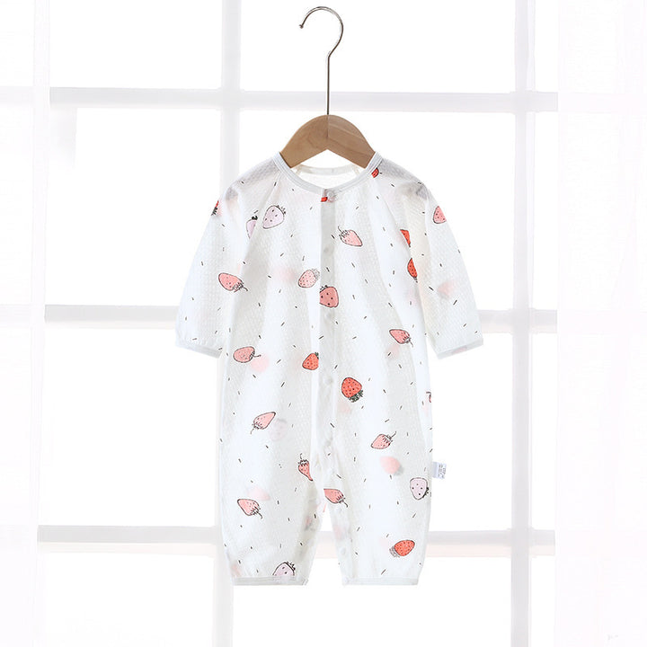 Baby pyjamas, långärmad romper, romper, nyfödda kläder