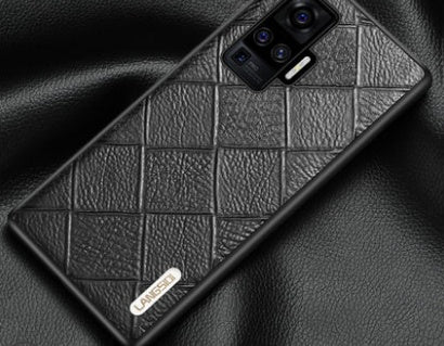 Подходит для корпуса мобильного телефона Vivox60 New Luxury X60PRO Ten High-End Anti-Drop x60pro High-класса Business x50 ручной работы x50pro x50pro All-включенная кожаная кожа и женщина мобильные телефоны.