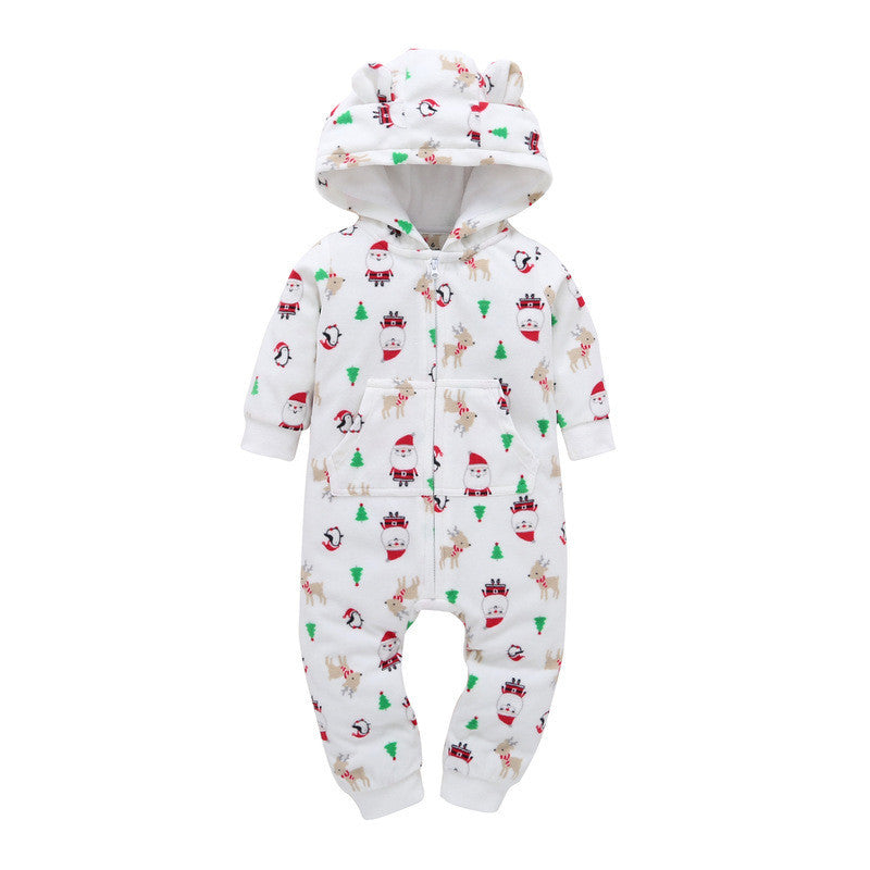 Romper lange mouwen polaire fleece babykleding romper