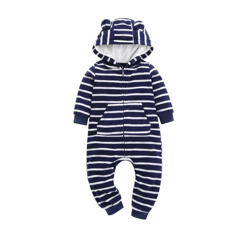 Romper lange mouwen polaire fleece babykleding romper