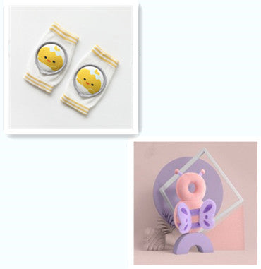 Modas de rodilla de bebé accesorios de dibujos animados almohadillas de codo de muñeca Set de aprendizaje de bebé