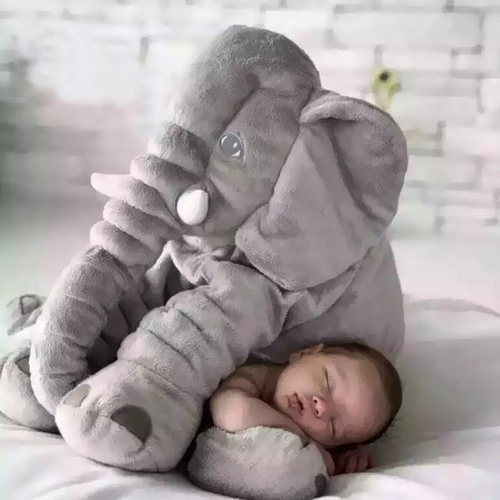 Elefantti lohduttava tyynyn muhkean lelun nukke