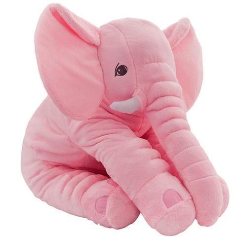 Păpușă de jucărie de pluș cu pernă reconfortantă pentru elefant