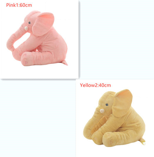 Travesseiro de boneca de elefante, conforto do bebê, sono com