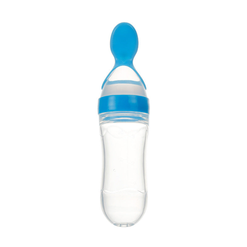Safe Neugeborene Baby Fütterung Flasche Kleinkind Silikon Squeeze Fütterung Löffel Milchflasche Baby Training Feeder Futtermittel Supplement