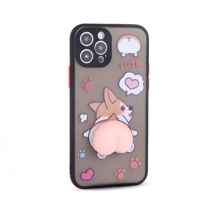 Kompatibilis az Apple, a Skin Feel Cartoon Pinch dekompresszió mobiltelefon tokjával
