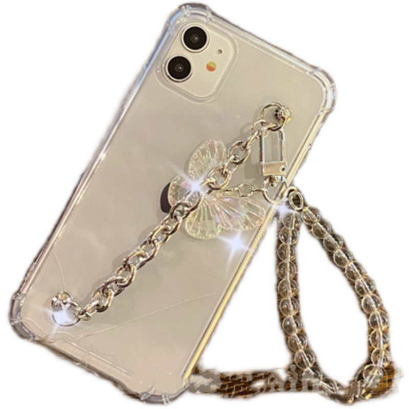 Compatible with Apple, Butterfly Chain Suitable For IPhone12 Mobile Phone Case