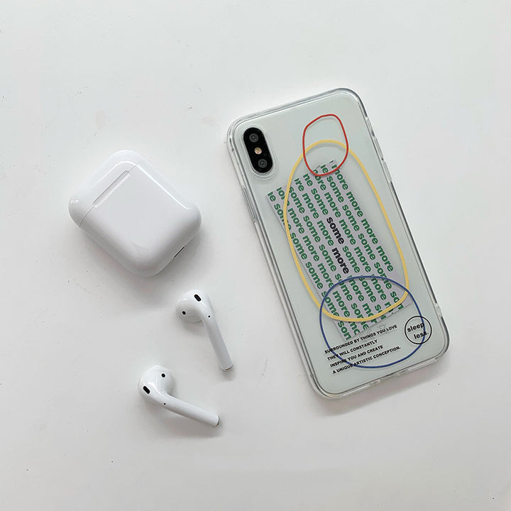 Círculo de color Círculo de teléfono móvil transparente