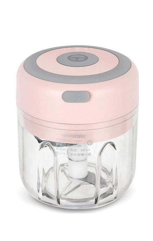 Mini Electric Garlic Chopper USB Carregamento Gengibre Mápula Máquina resistente Ferramenta de cozinha de pimenta durável