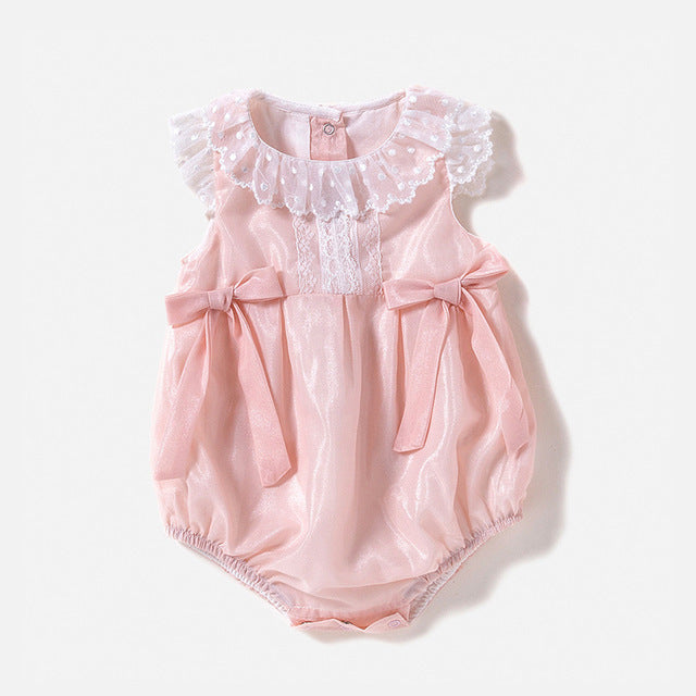 Baby One-Pance Romper Girl Baby Furt Princess Bag Fart Ubrania