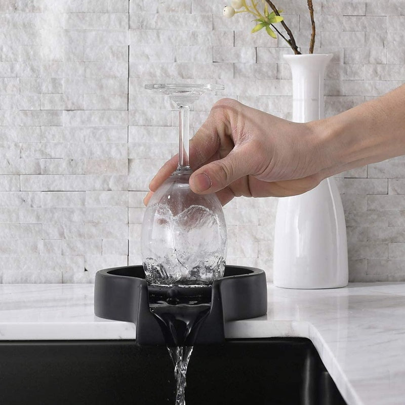 Lave-glace en tasse en acier inoxydable avec laveuse à poussette à haute pression intégrée intégrée