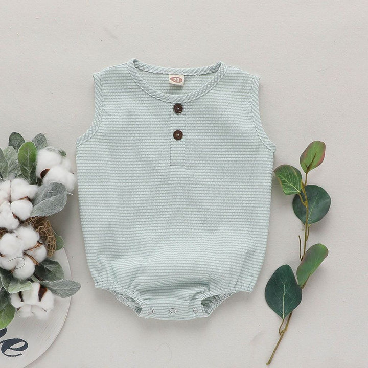 Baby Toddler Cotton And Linen Cute Climbing Romper Romper Bodysuit