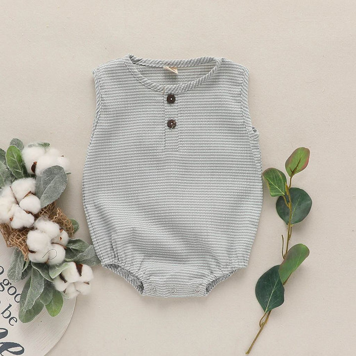 Baby Kleinkind Baumwolle und Leinen süßes Klettern Strampler Strampler Bodysuit